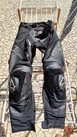 Pantaloni da moto in pelle alpinestars