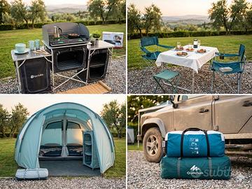 🏕️ KIT CAMPEGGIO SUPER COMPLETO – Pari al Nuovo!