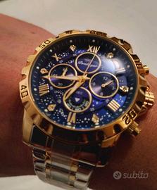 Orologio cronografo Poedagar uomo. Nuovo con catel