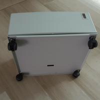 Mobiletto per stampante con ruote 