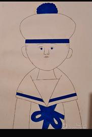 Antonio Bueno opera unica puntasecca e collage