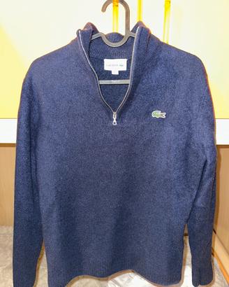 Maglione lacoste lana blu