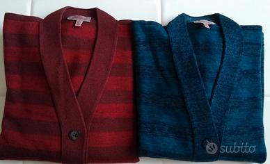 Cardigan corti blu e rosso romeo gigli