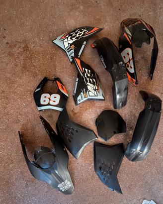 Plastiche ktm exc/exc-f/sx/sx-f 2008-2011