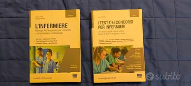 Manuali Maggioli  per i concorsi a infermiere.