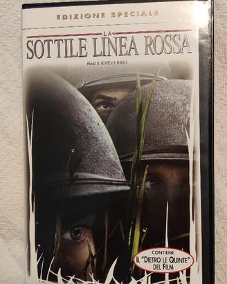 videocassetta VHS film la sottile linea rossa