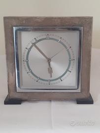 Orologio da tavolo in radica