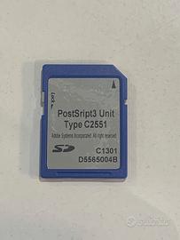 Scheda Postscript 3 Type C2551 Ricoh MP C2051 C255