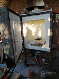 Forno a gas per ceramica alta temperatura