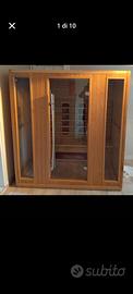 Sauna infrarossi con cromoterapia 