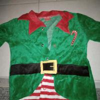 Pigiama tuta baby neonati bambino elfo natalizio