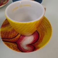 2 tazzine caffè Egan serie cuori 