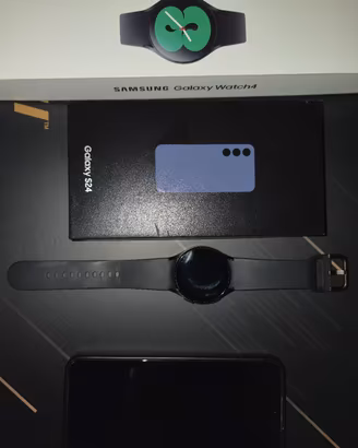 s24 256 GB + Samsung  smart watch 4 40mm 