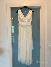 Abito tulle bianco