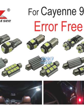 KIT 19 LAMPADE LED INTERNE PER PORSCHE CAYENNE 958
