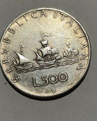 Moneta 500 lite argento