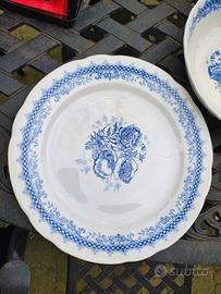 Laveno decoro anemoni blu piatti ciotola insalata