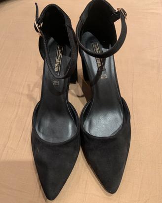 Scarpe donna eleganti in camoscio nero tg.40