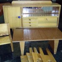 Credenza giocattolo in legno anni 50/60