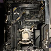 Scheda madre + processore + dissipatore