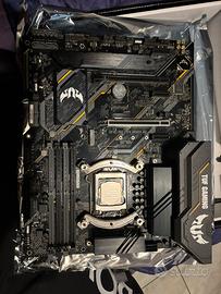 Scheda madre + processore + dissipatore