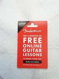 Fender play 3 mesi