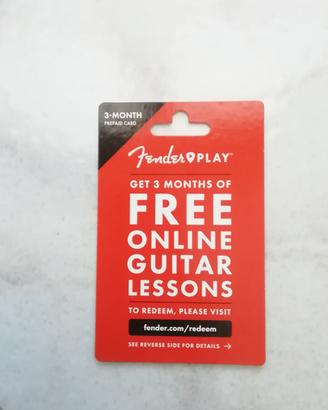 Fender play 3 mesi