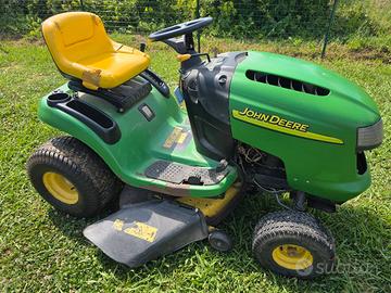trattorino tagliaerba john deere motore rotto