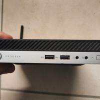 HP Prodesk 400 G5/ I5-9500T / 16GB/256Nvme+256SSD 