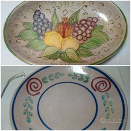 Piatto ceramica Siciliana anche da appendere