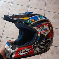 Casco Suomy da cross + mascherina thor