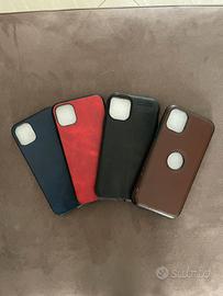 4 cover similpelle nuove per iphone 11