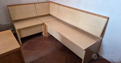 panca legno ad angolo frassino 