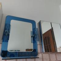 SPECCHIERA BAGNO COLORE BLU