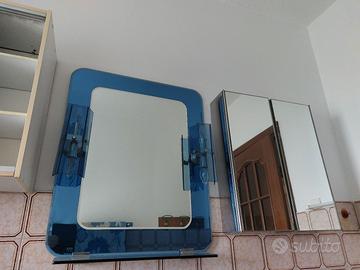 SPECCHIERA BAGNO COLORE BLU
