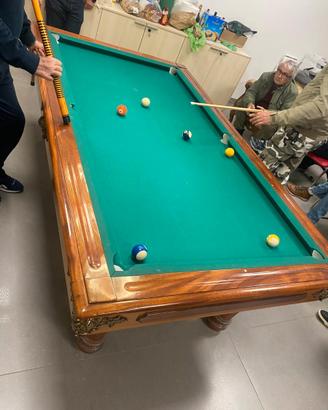 biliardo linea casa con copertura  uso tavolo