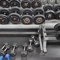 Rastrelliere e manubri palestra