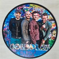 Vinile 33 giri da parete omaggio ai Coldplay 