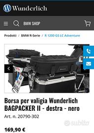 Borse supplementari Wunderlich Bmw gs Adv