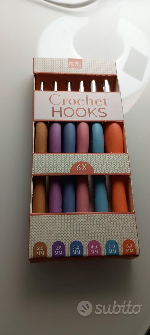 Set Di 9 Uncinetti Da 2,0-6,0 Mm, Pratici Ed Ergonomici, Accessori Per