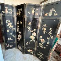 Separè Orientale Vintage 4 pannelli