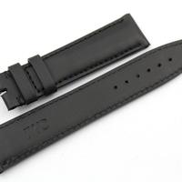 IWC Cinturino Portoghese Cuoio Nero 20/18mm Nuovo