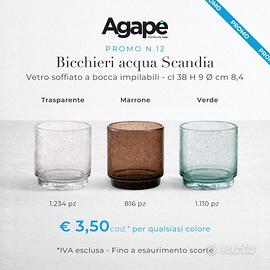 bicchieri pronta consegna