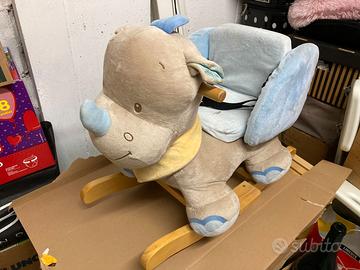 Dondolo Rinoceronte per bambini