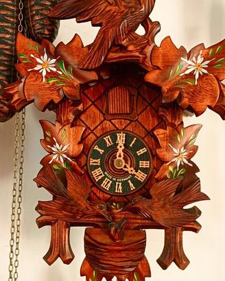 Orologio a cucù tedesco Foresta Nera in legno