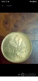 moneta italiana 20 lire 1981