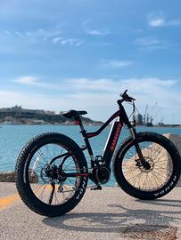 FatBike Argento MOTORE CENTRALE