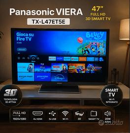 Tv Led 3D 47” Full HD Smart TV – TX-L47ET5E