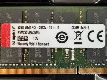 Kingstone Server RAM 2x32GB KSM29SED8/32ME