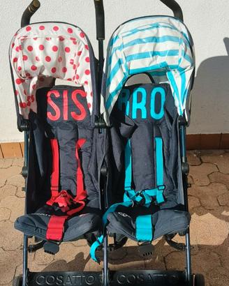 Passeggino Gemellare Cosatto Supa Dupa "Sis & Bro"